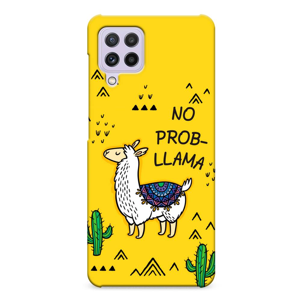 

Пластиковый чехол "No probLLama" на Samsung Galaxy A22