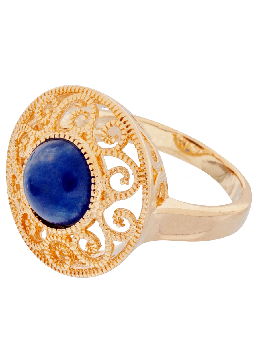 

Кольцо из бижутерного сплава р. 20 Lotus Jewelry 3027R-18SOD, содалит, 3027R-18SOD