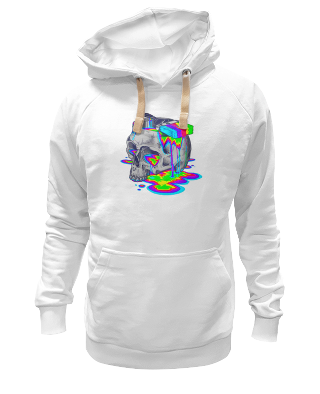 

Худи унисекс Printio Skull art белое XL, Белый, Skull art