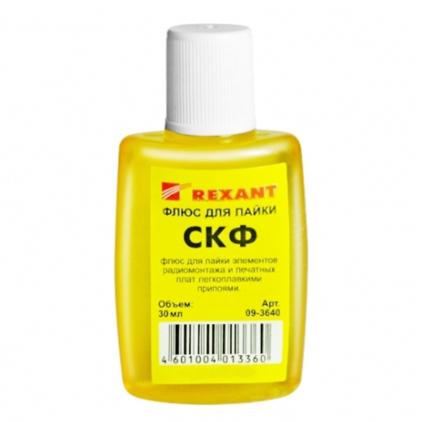 

Флюс для пайки Rexant СКФ 30ml 09-3640