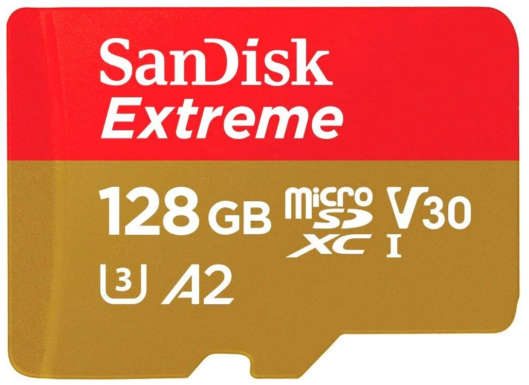 

Карта памяти Sandisk SDSQXAA-128G microSDXC, extreme, 128Gb