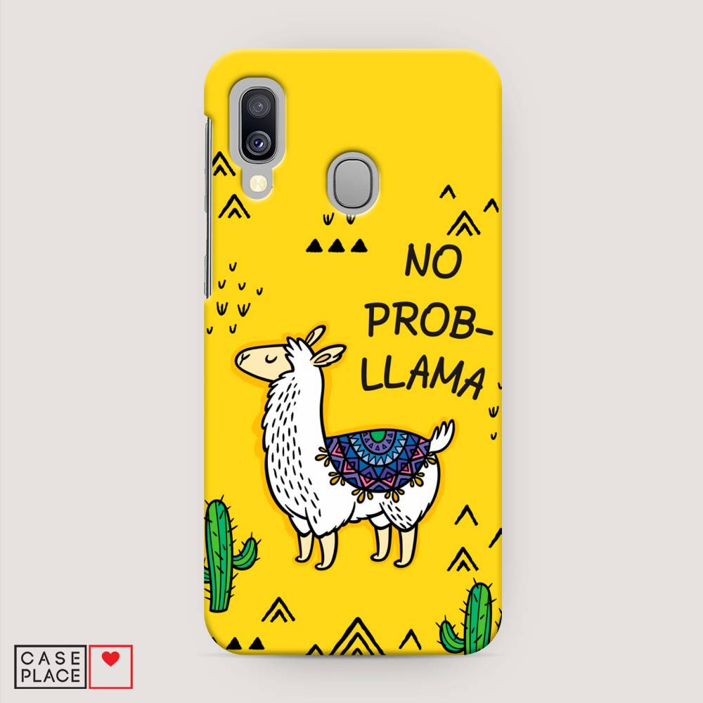 

Пластиковый чехол "No probLLama" на Samsung Galaxy A40