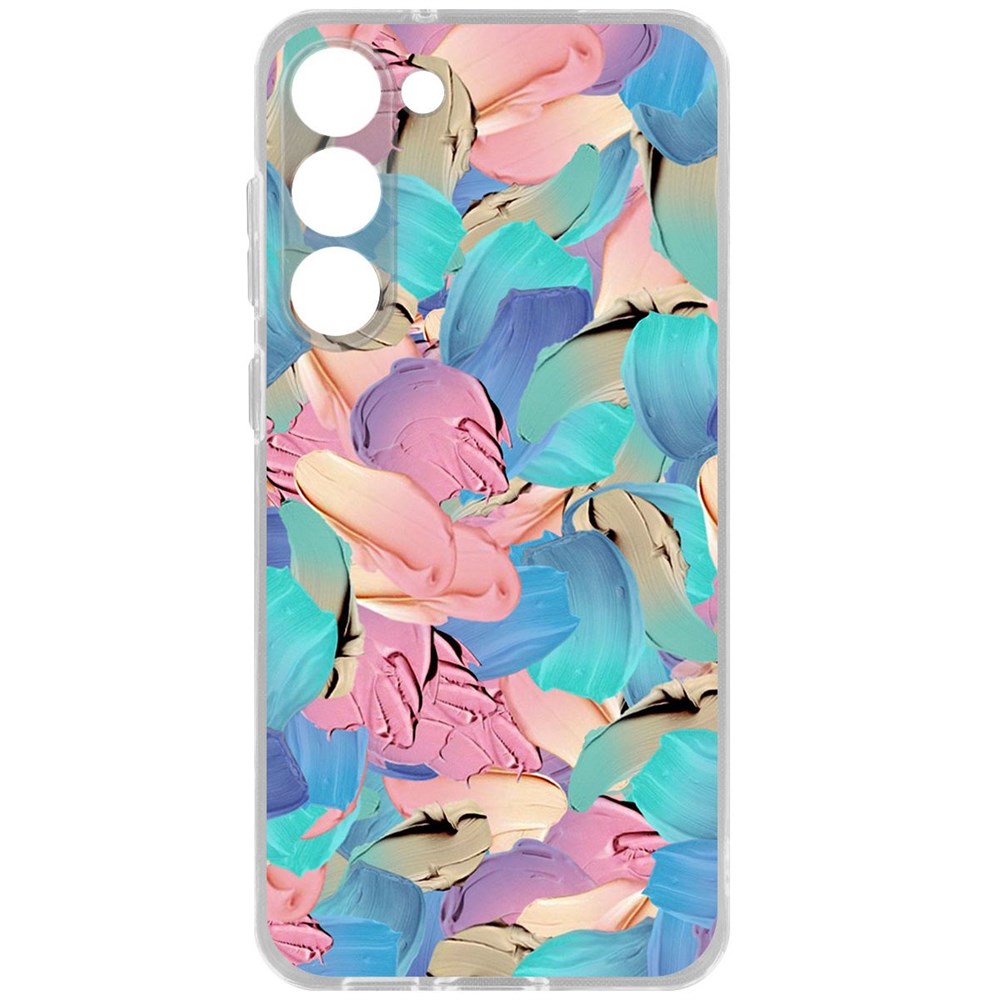 

Чехол-накладка Krutoff Clear Case Абстракт краска для Samsung Galaxy S23+, Прозрачный