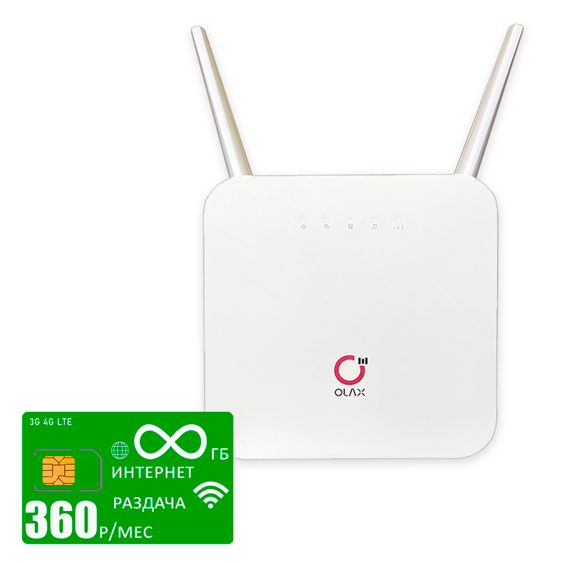 

WiFi роутер Olax AX6 PRO I безлимитный интернет за 360
