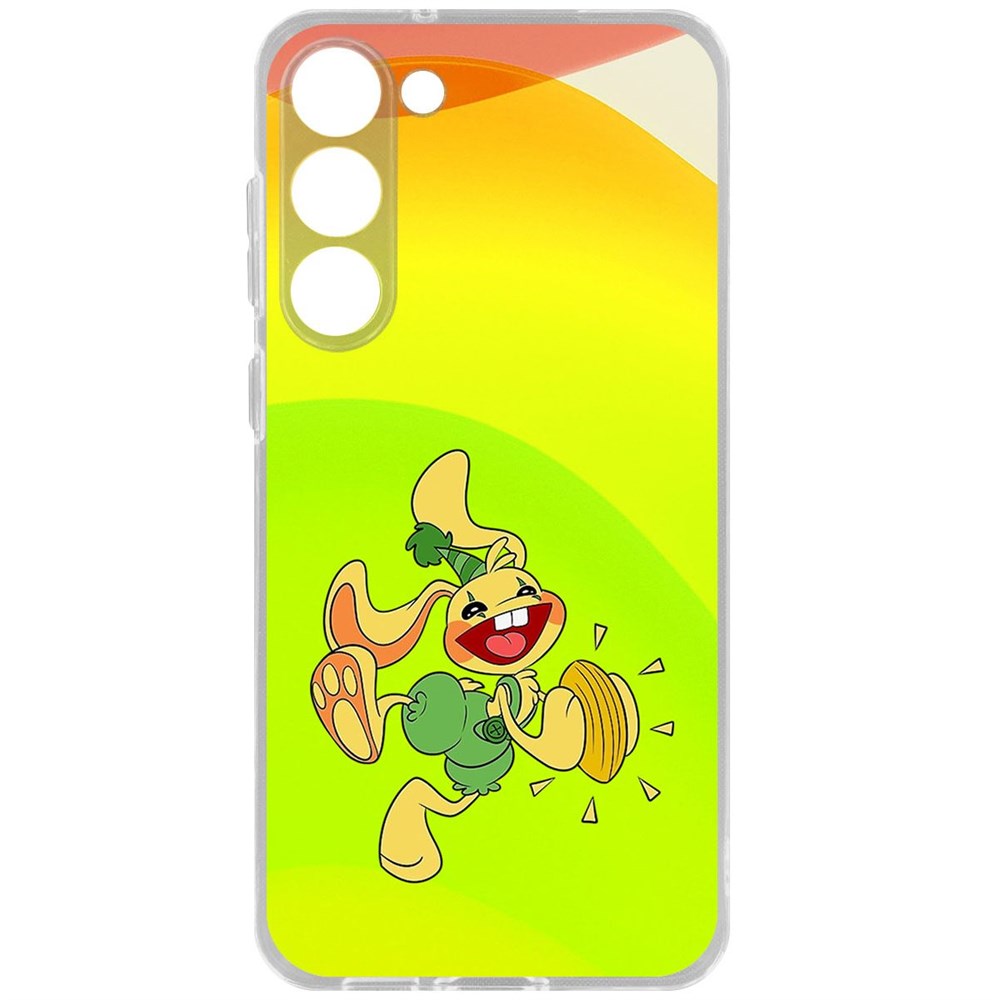 Чехол-накладка Krutoff Clear Case Хаги Ваги - Крольчонок Бонзо для Samsung Galaxy S23+
