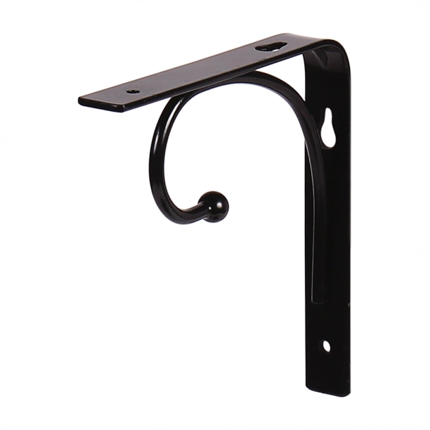 

Кронштейн Лебедь 150х150 мм черный