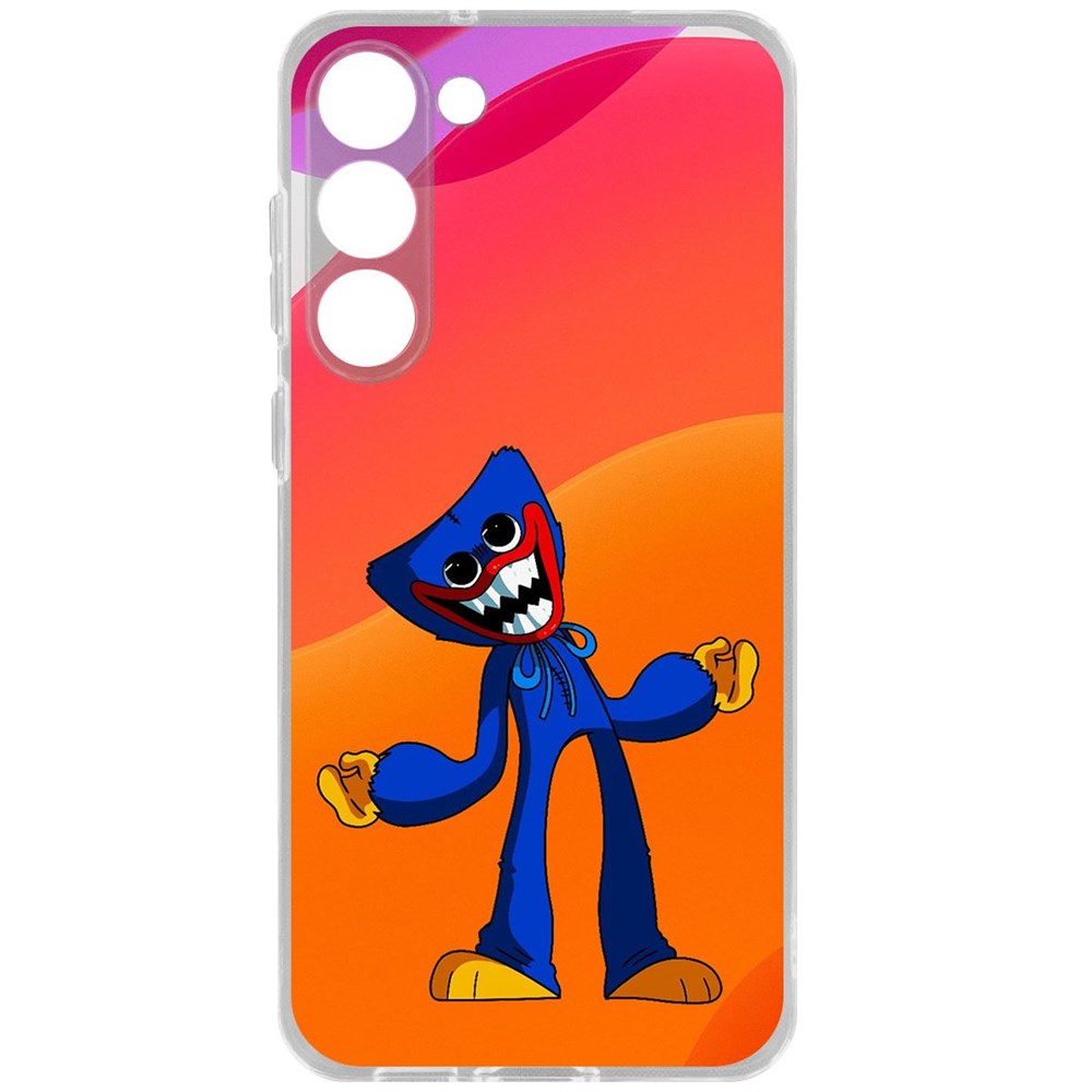 

Чехол-накладка Krutoff Clear Case Хаги Ваги для Samsung Galaxy S23+, Прозрачный