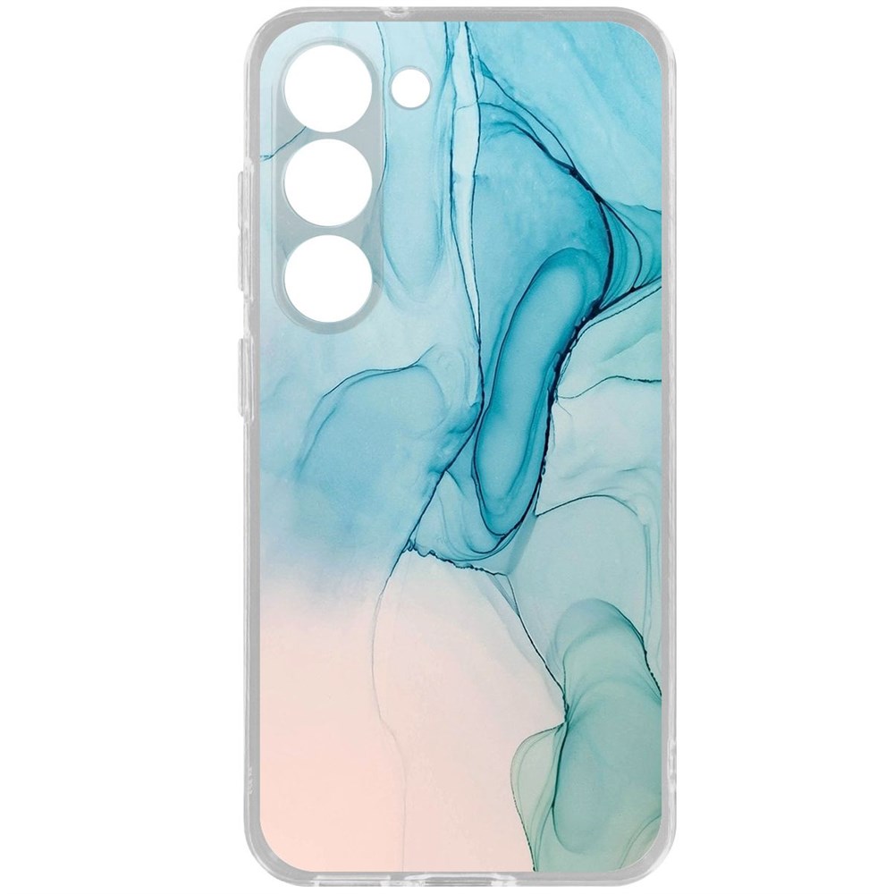 

Чехол-накладка Krutoff Clear Case Абстракт разводы для Samsung Galaxy S23, Прозрачный