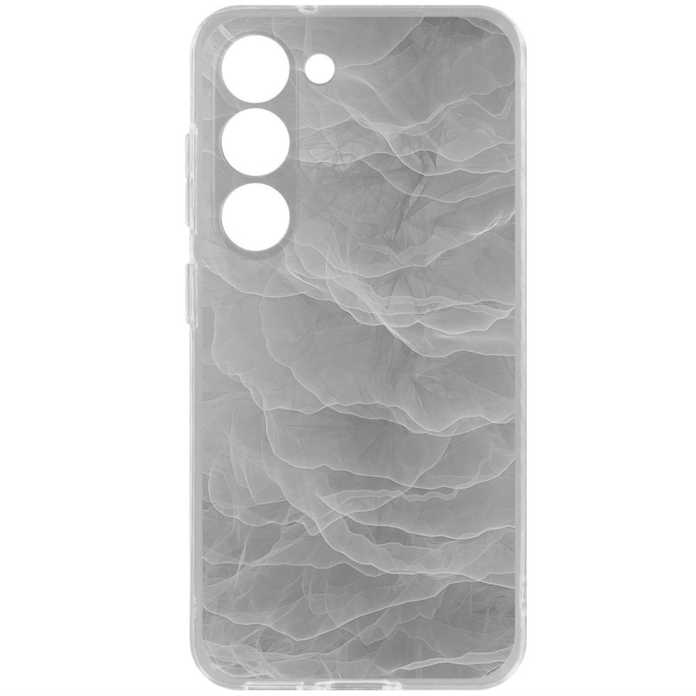 

Чехол-накладка Krutoff Clear Case Абстракт туман для Samsung Galaxy S23, Прозрачный