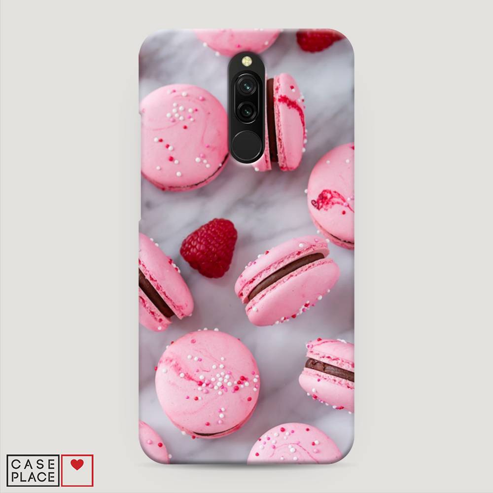 

Пластиковый чехол "Макарони с малиной" на Xiaomi Redmi 8, 37120-7