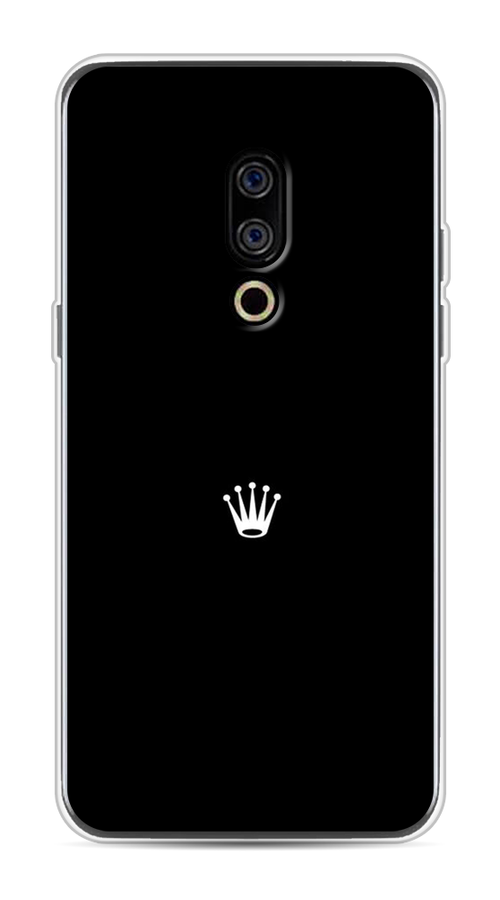 

Чехол Awog на Meizu 15 "Белая корона на черном фоне", Черный, 72650-7