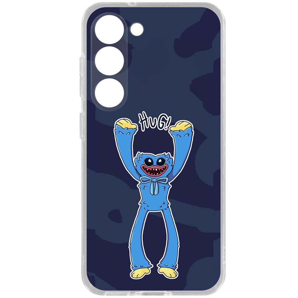 

Чехол-накладка Krutoff Clear Case Хаги Ваги Обнимашки для Samsung Galaxy S23, Прозрачный