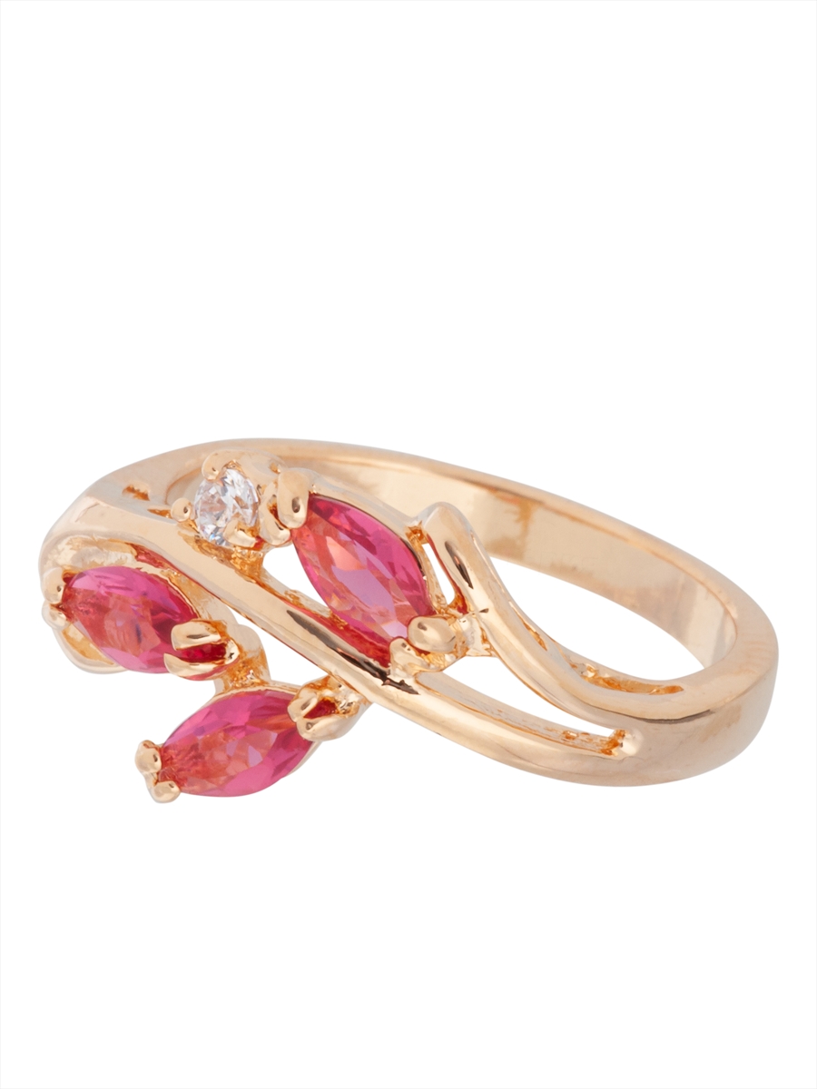 

Кольцо из бижутерного сплава р. 17 Lotus Jewelry 42R-26Rc, корунд/циркон, 42R-26Rc