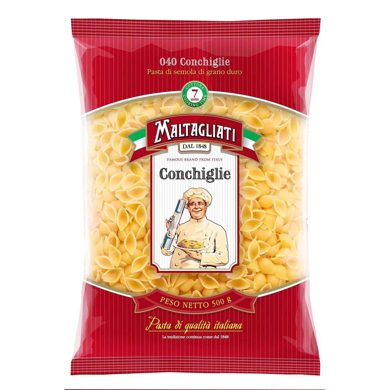 

Макароны Maltagliati Ракушки 20 шт по 450 г