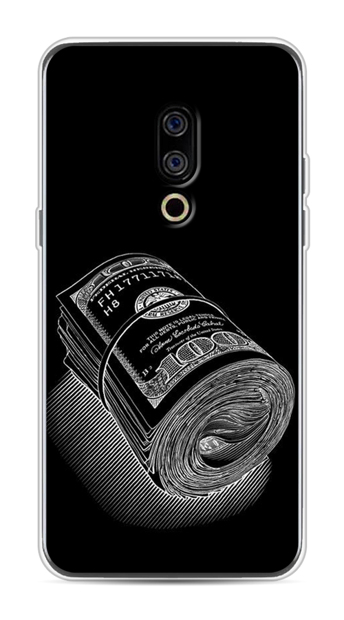 

Чехол Awog на Meizu 15 "Кубышка денег", Черный;серебристый, 72650-5