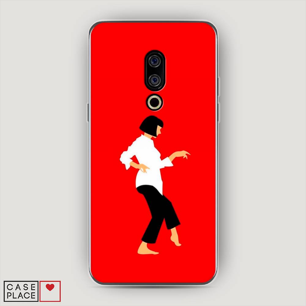 

Чехол Awog на Meizu 15 "Криминальное чтиво 1", Красный;белый;черный, 72650-7