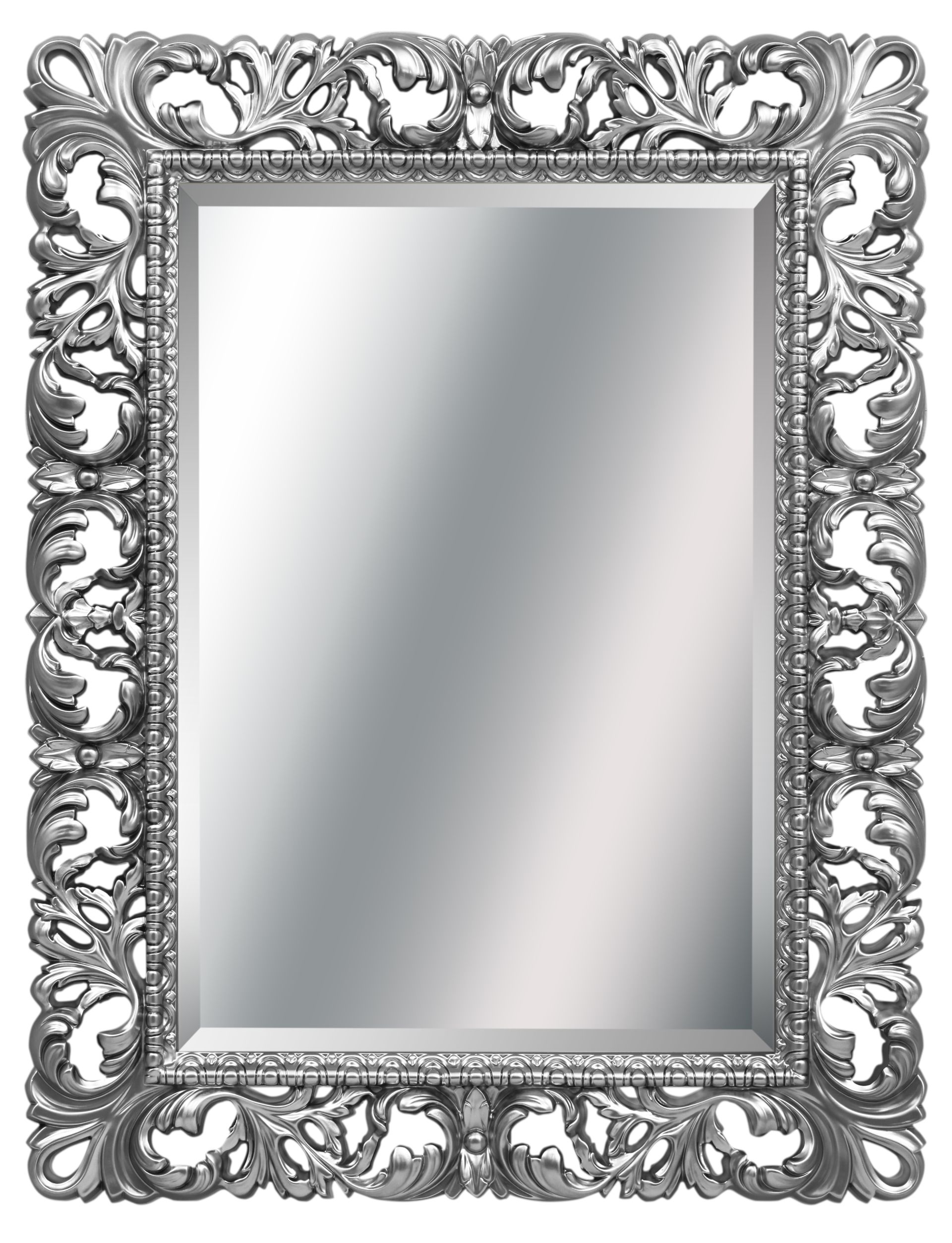 фото Зеркало tessoro "isabella" прямоугольное с фацетом 750х970 арт. ts-1021-750-s серебро