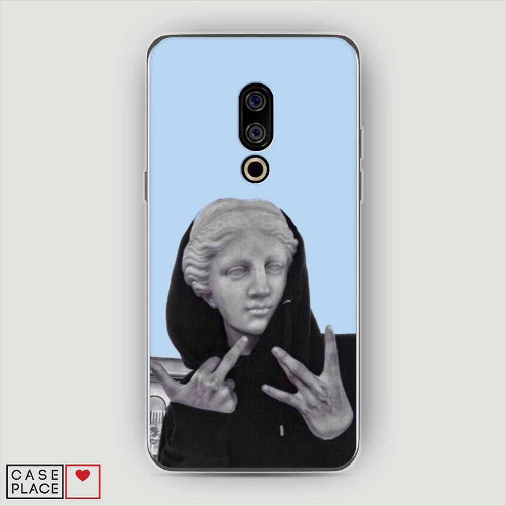 

Чехол Awog на Meizu 15 "SWAG статуя", Голубой, 72650-9