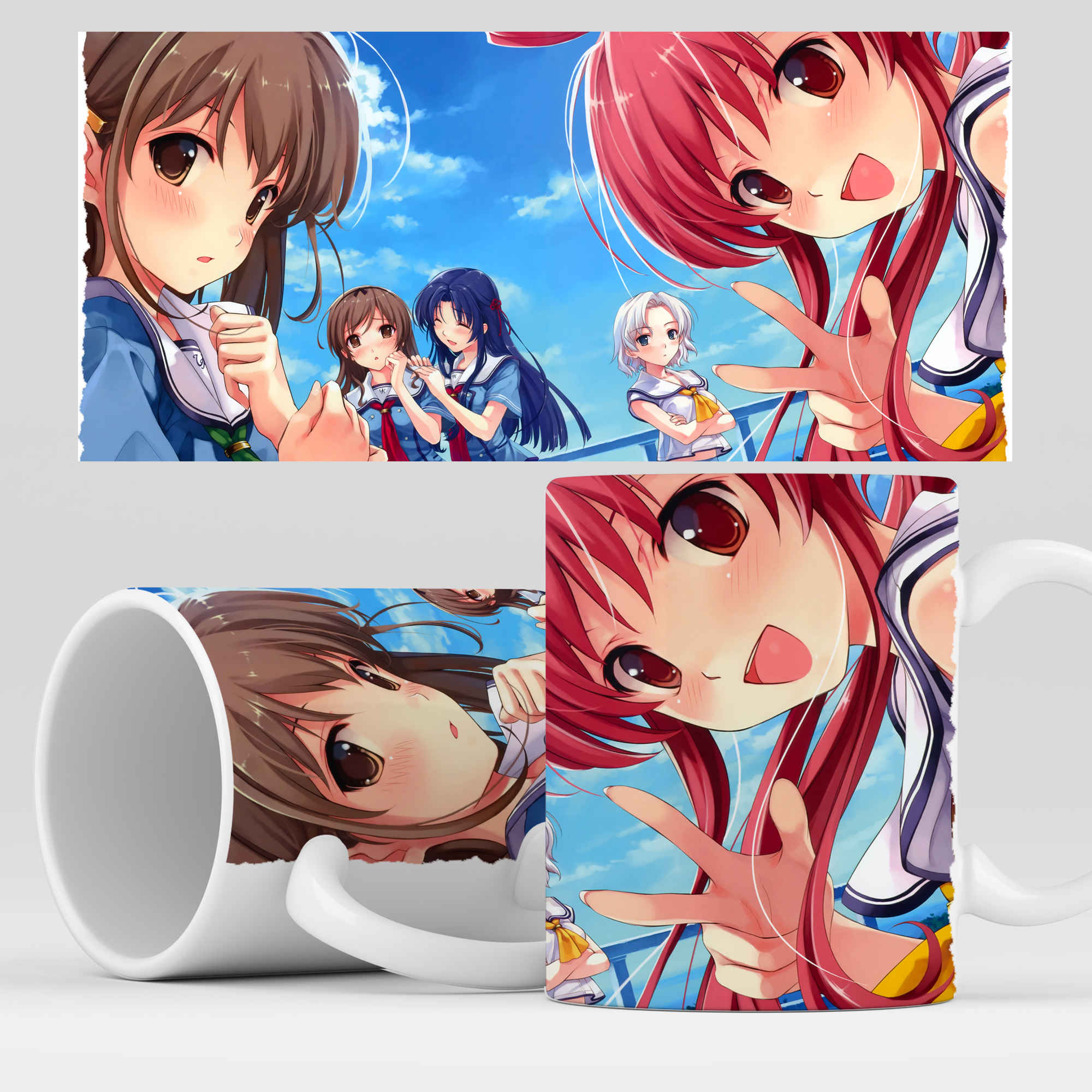 

Кружка RocketCup с принтом "Девушки Аниме", AnimeGirl48