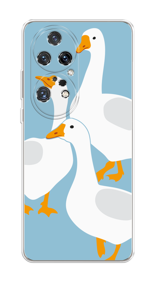 

Чехол на Huawei P50 Pro "Гусиное трио", Голубой;белый;серый;желтый, 6105050-1