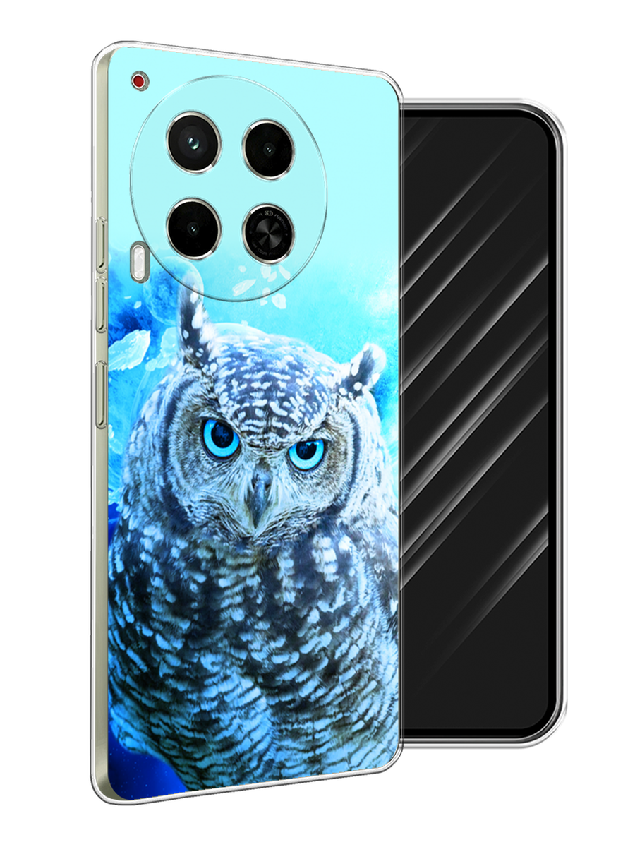 

Чехол Awog на Tecno Camon 30 5G "Сова арт 7", Синий;голубой, 305550-1
