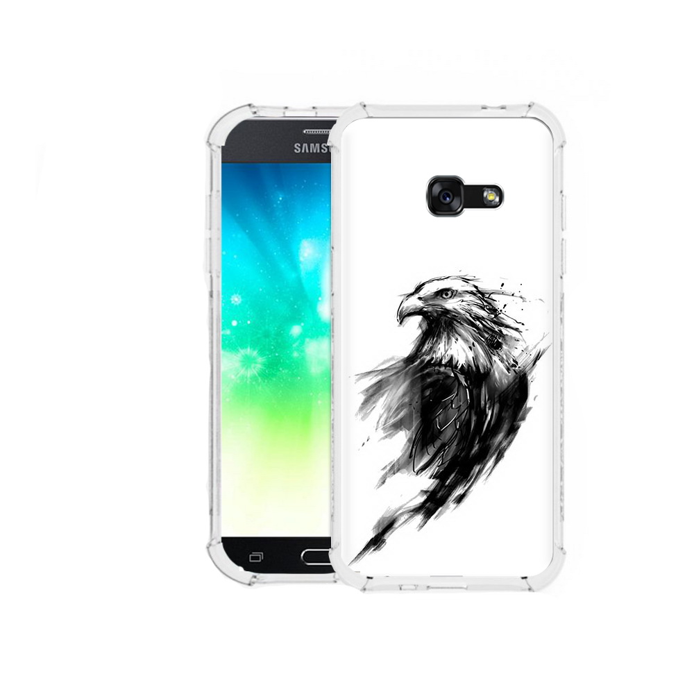 

Чехол MyPads Tocco для Samsung Galaxy A3 (2016) чб птица, Прозрачный, Tocco