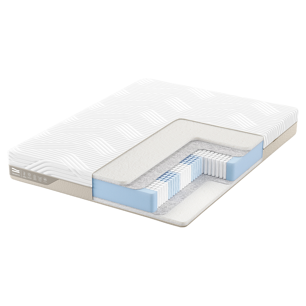 

Матрас анатомический Promtex Micropacket Strutto 120x190 независимые пружины, Белый, Strutto