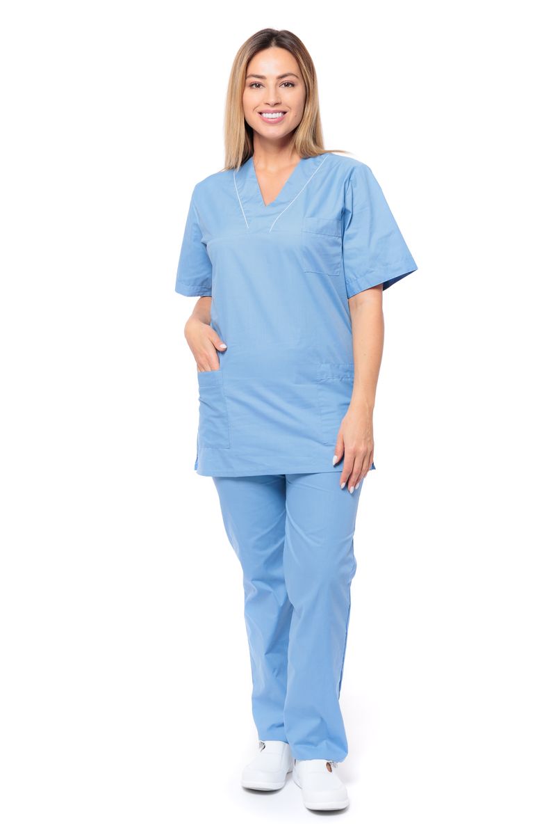 фото Костюм медицинский женский medicalwear хирург 109 голубой 44 ru