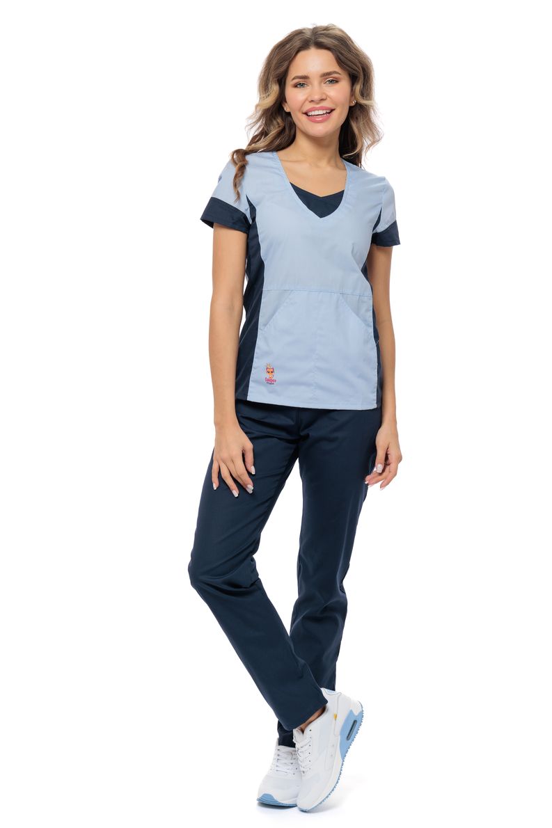

Костюм медицинский женский MedicalWear Киса 124 серый 40 RU, Киса 124