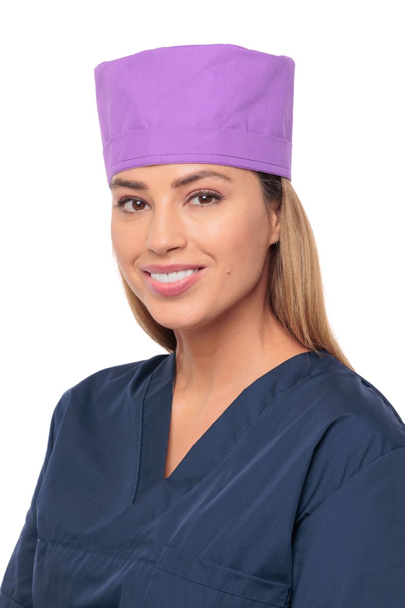 

Шапочка медицинская женская MedicalWear 741 фиолетовая 56-62 RU, Фиолетовый, 741