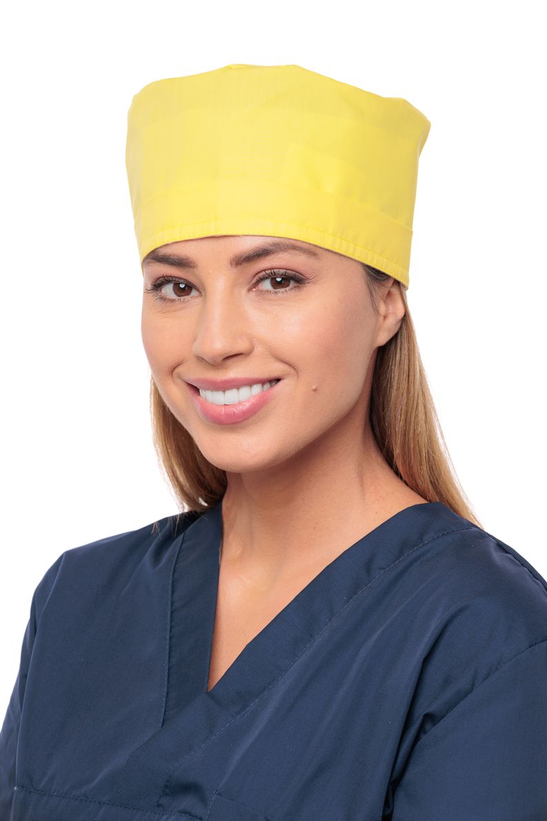 Шапочка медицинская женская MedicalWear 742 желтая 56-62 RU