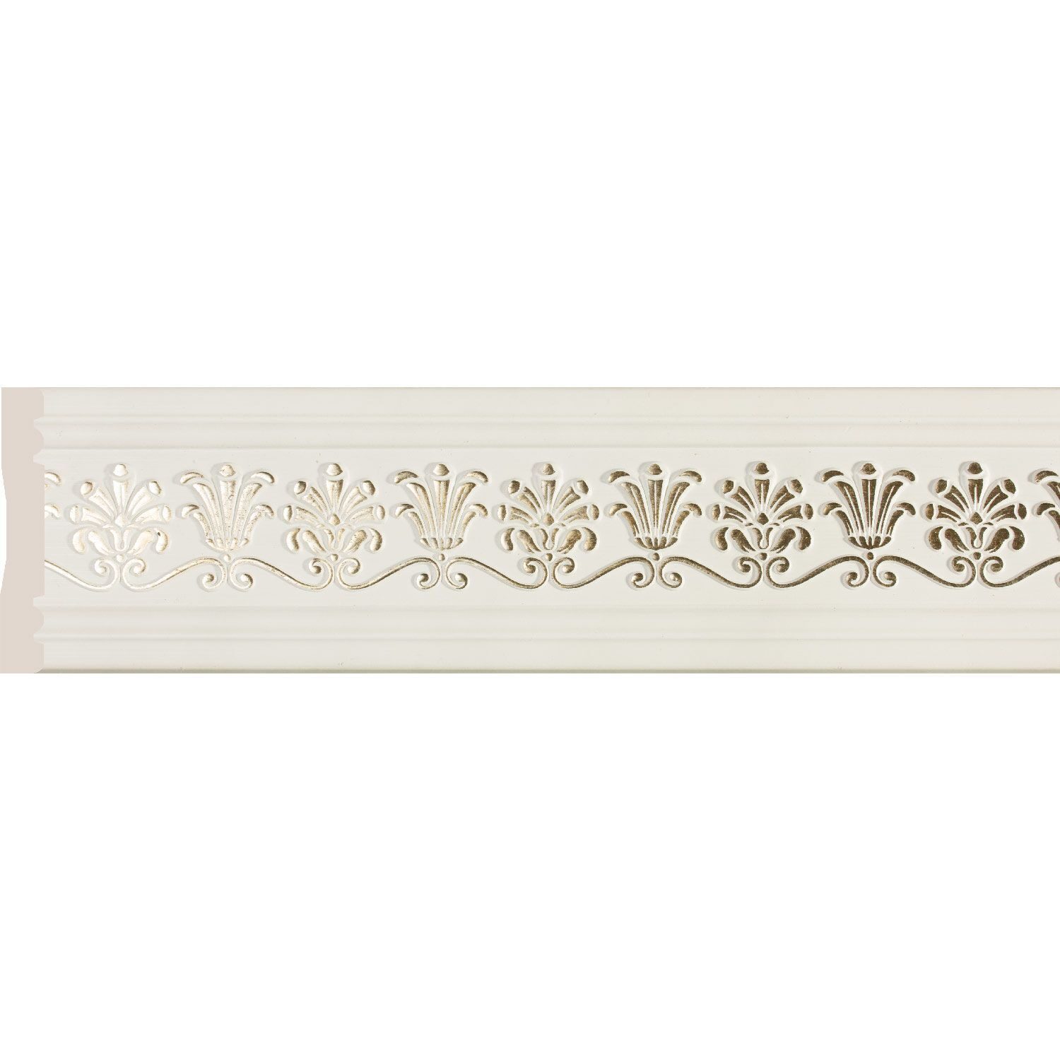 

Багет Cosca, Молдинг 80-4 Пальметта, слоновая кость, W1080-4/W25