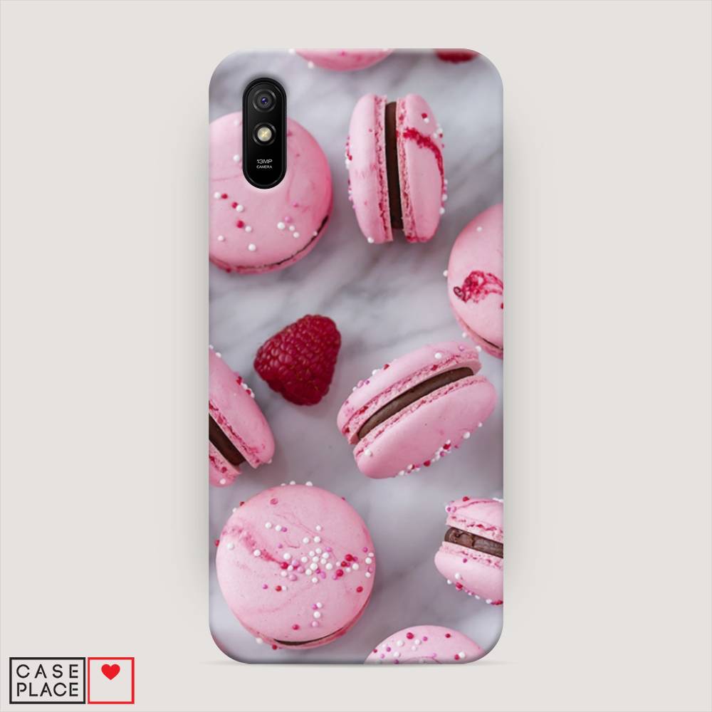 

Пластиковый чехол "Макарони с малиной" на Xiaomi Redmi 9A, 38920-7