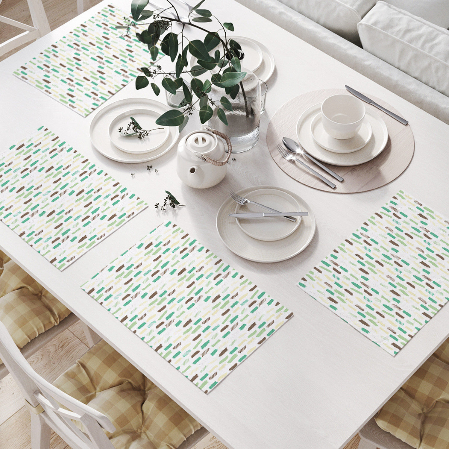 

Комплект салфеток JoyArty "Вертикальные кисти" (32х46 см, 4 шт.), Вертикальные кисти