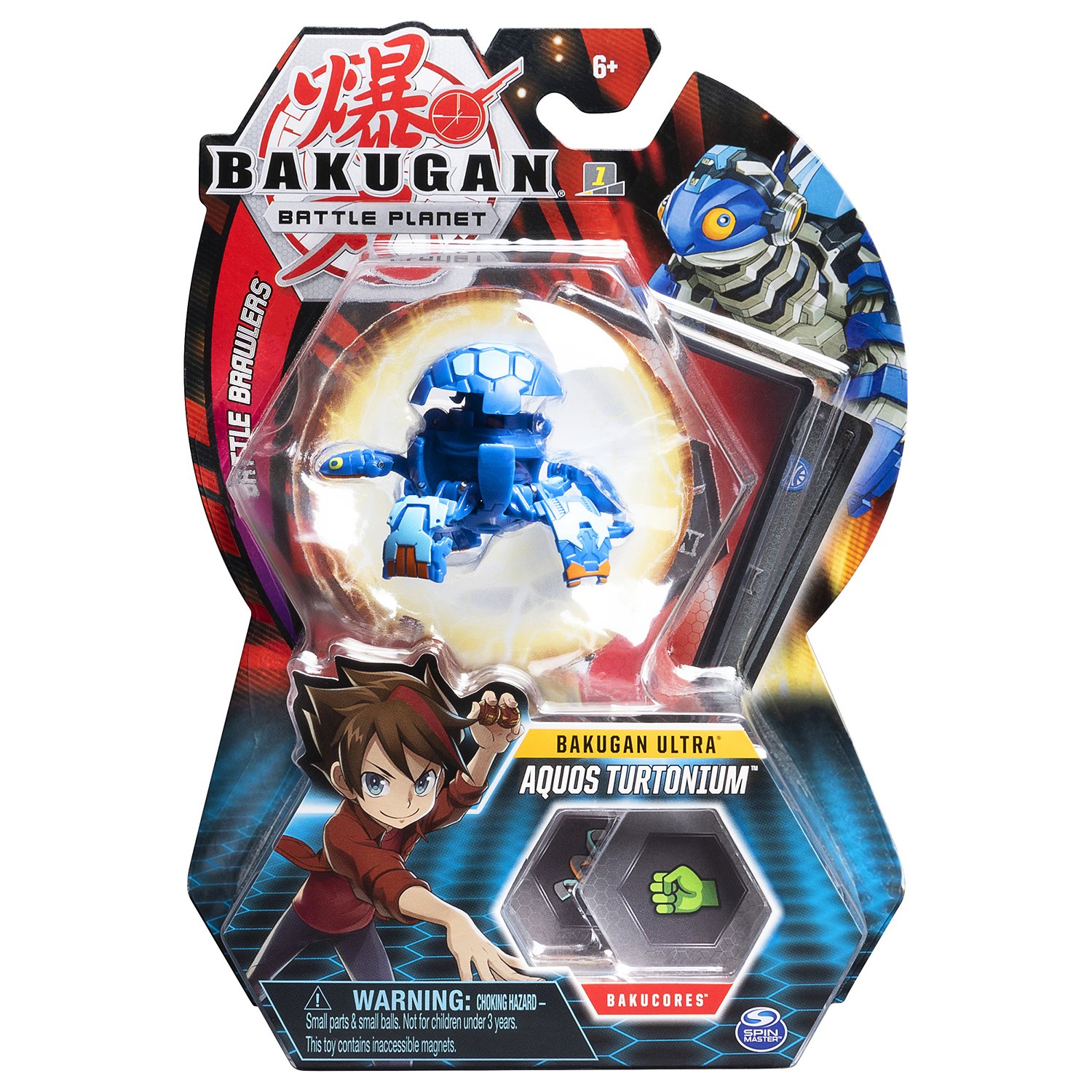 

Фигурка-трансформер Bakugan Ультра AQUOS TURTONIUM 3.6 см 6045146/20109043, 6045146/20109043