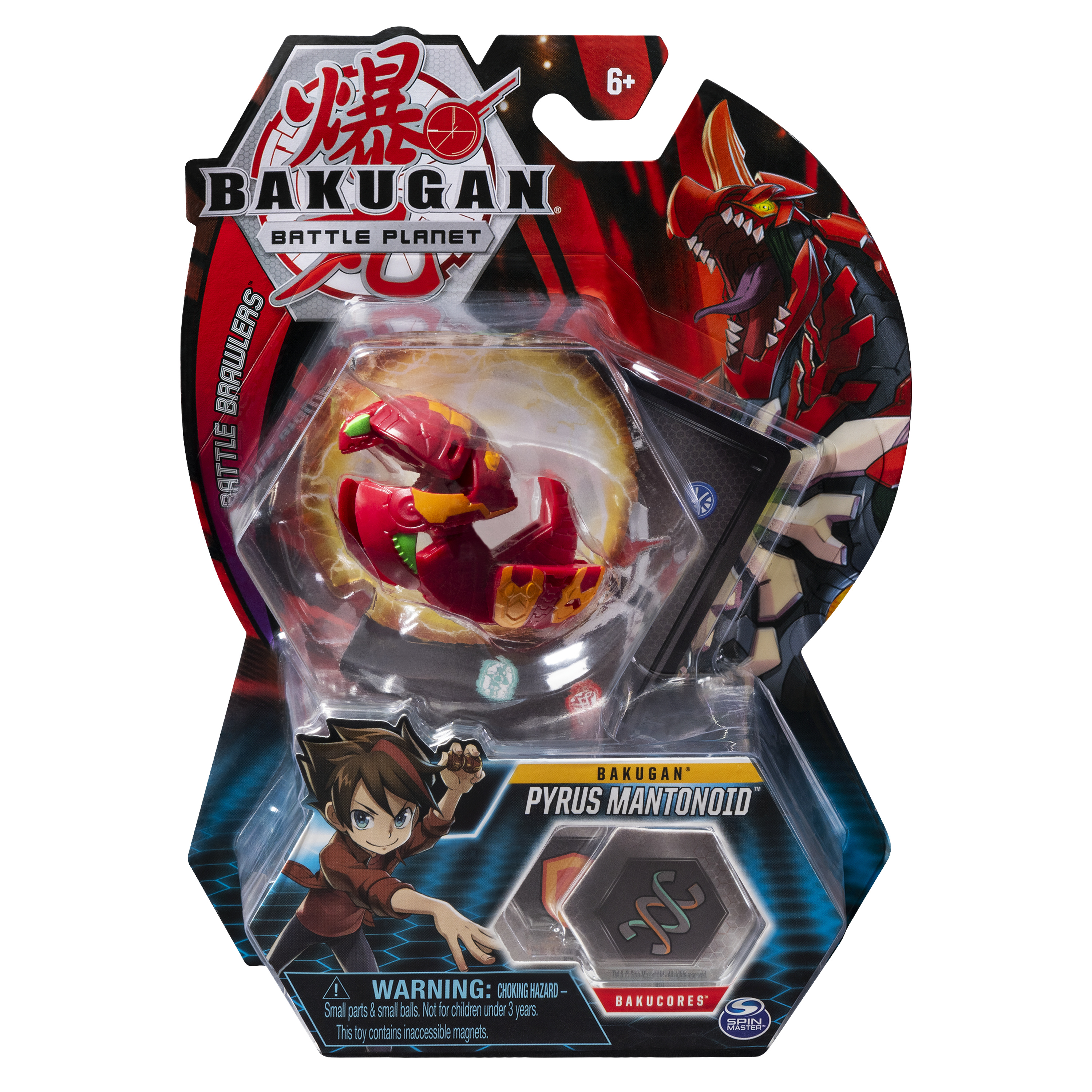 фото Фигурка-трансформер bakugan ультра pyrus mantonoid 3.6 см 6045146/20113144