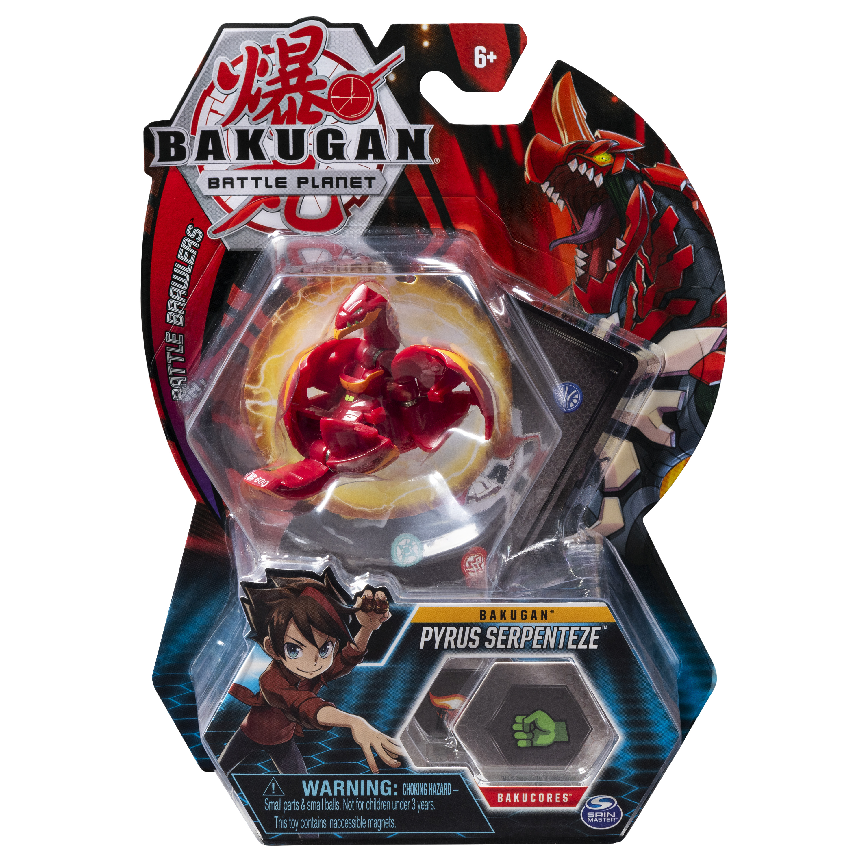 

Фигурка-трансформер Bakugan Ультра PYRUS SERPENTEZE 3.6 см 6045146/20113148, 6045146/20113148
