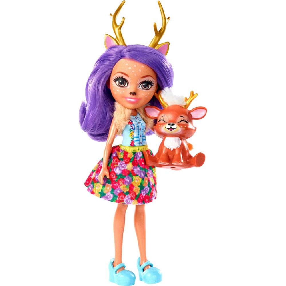 

Кукла Enchantimals Danessa Deer Sprint 15 см DVH87/FXM75, DVH87/FXM75