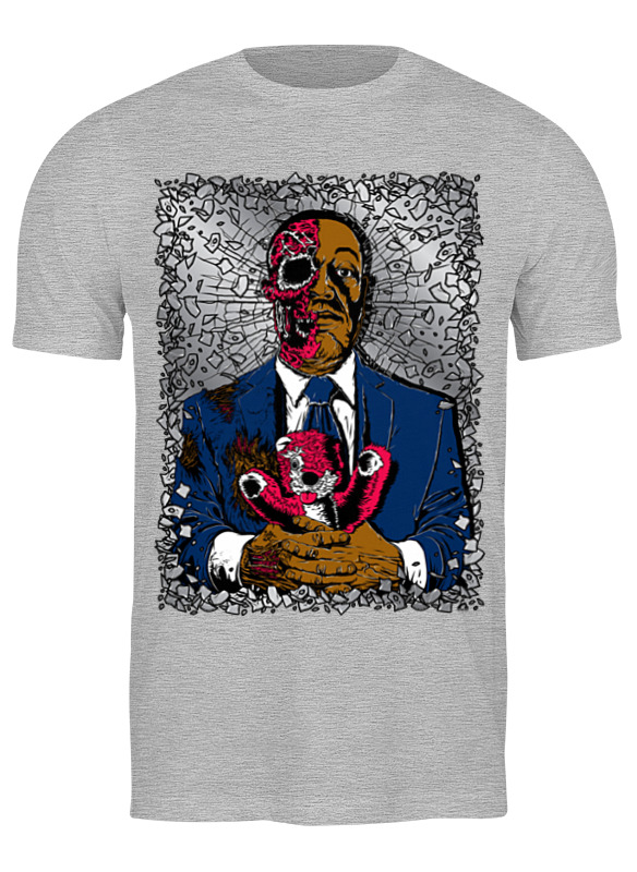 

Футболка мужская Printio Zombie art серая XL, Серый, Zombie art
