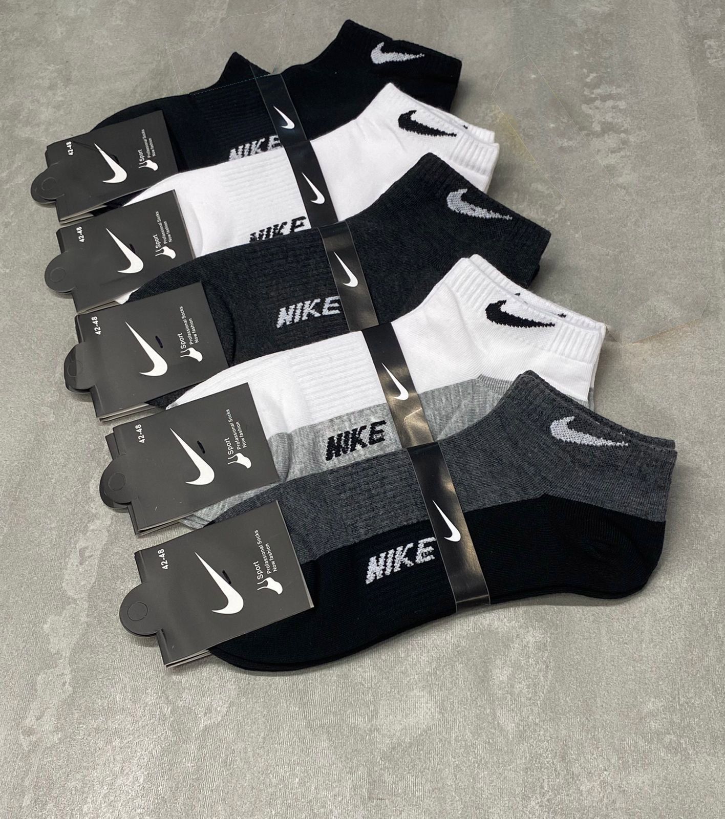 Комплект носков мужских Nike Profassional Socks Now разноцветных 41-47 реплика