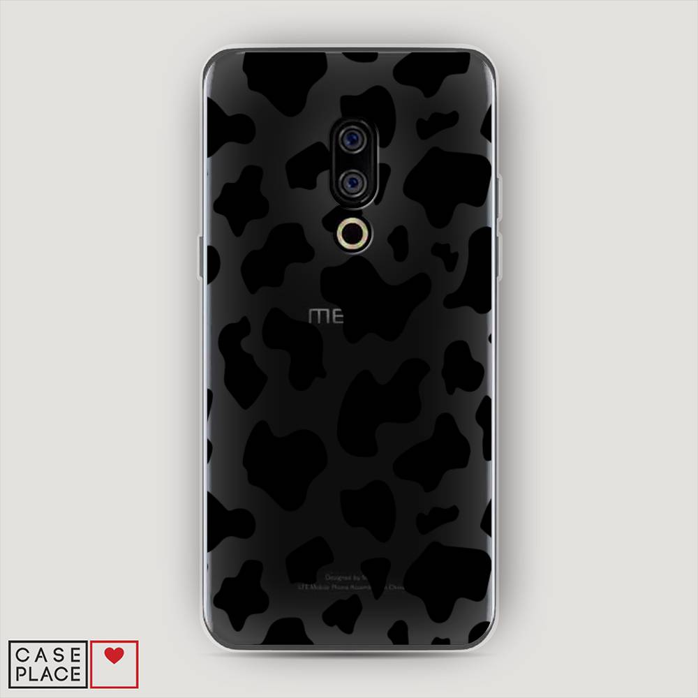 

Чехол Awog на Meizu 15 "Пятна коровы черные", Черный, 72650-2
