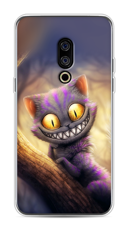

Чехол Awog на Meizu 15 "Cheshire Cat", Фиолетовый;желтый, 72650-1