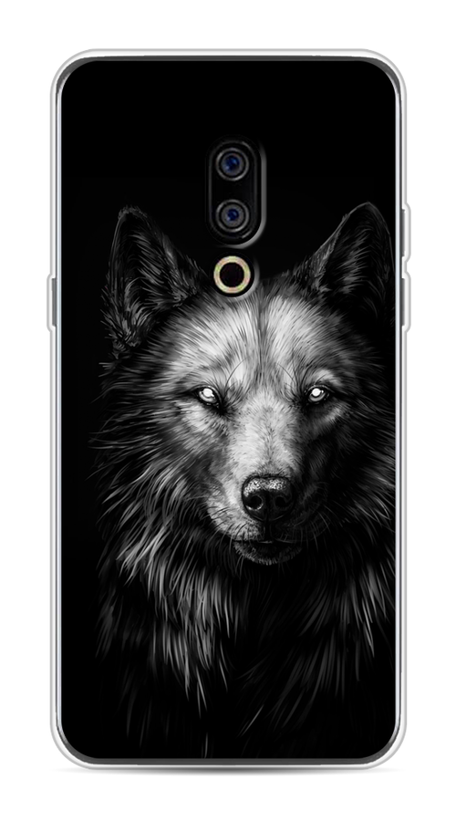 

Чехол Awog на Meizu 15 "Волк черно белый", Серый;бежевый;белый, 72650-1