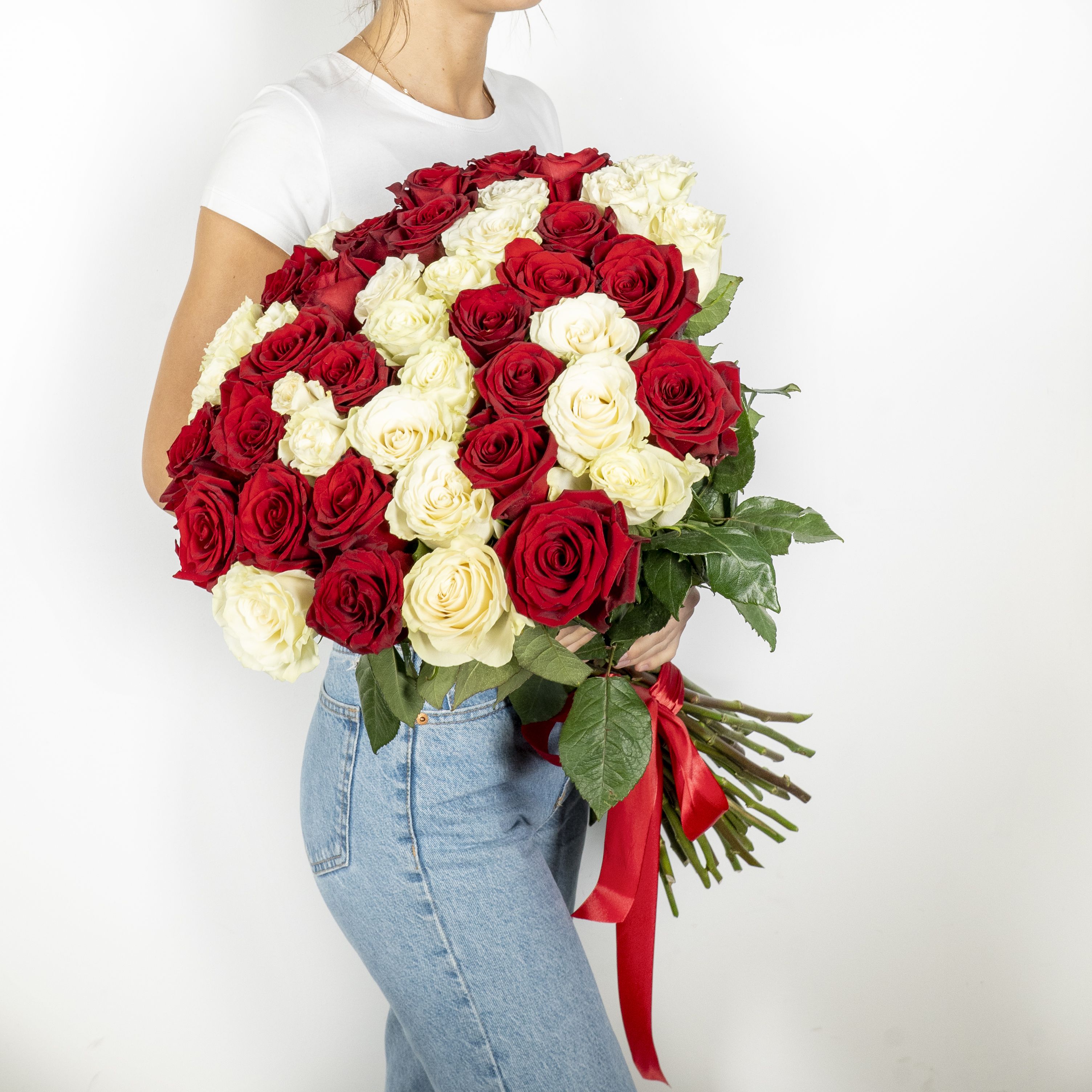 

Цветочная композиция Лэтуаль Flowers роза 70 см белый Эквадор, Эквадор