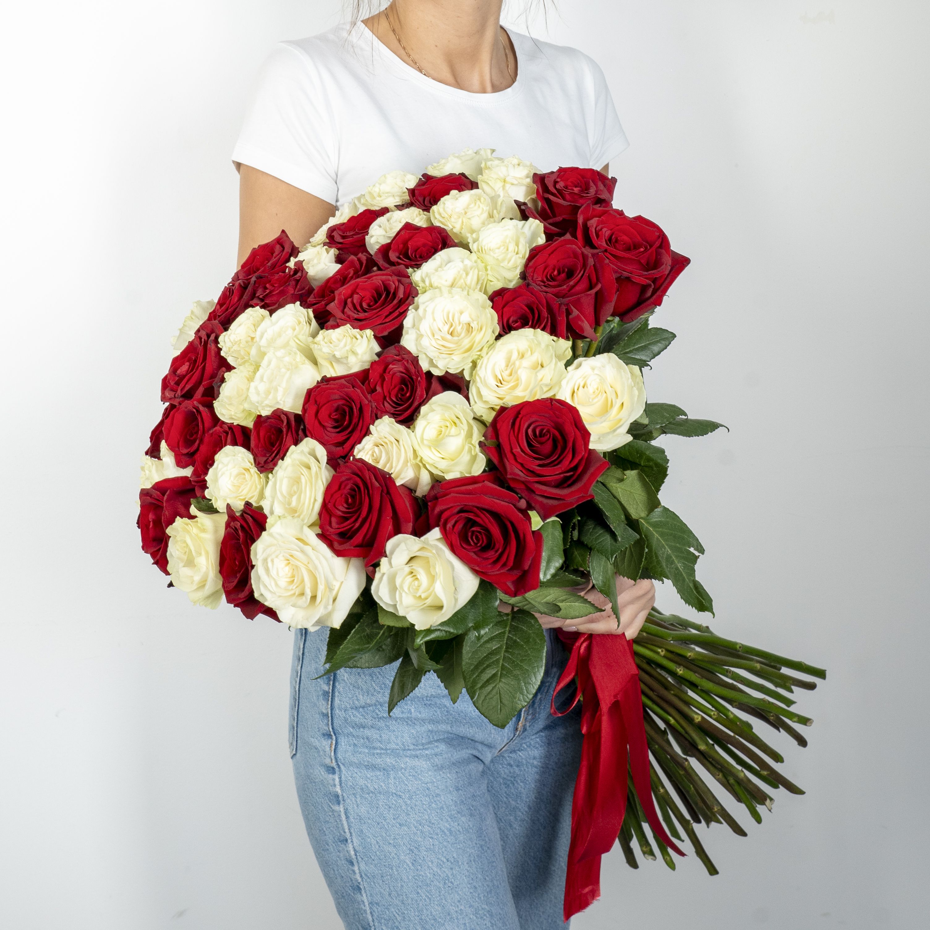 

Цветочная композиция Лэтуаль Flowers роза 70 см белый Эквадор, Эквадор