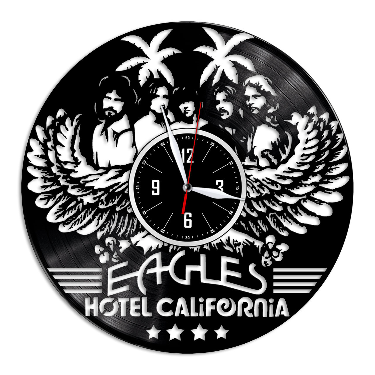 

Настенные часы из виниловой пластинки Eagles