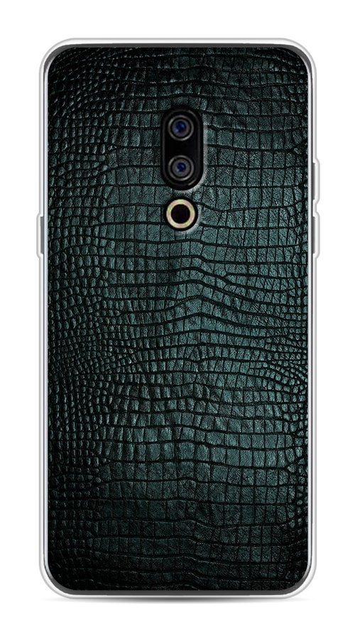 

Чехол Awog на Meizu 15 "Черная змея", Черный;серый;голубой, 72650-3