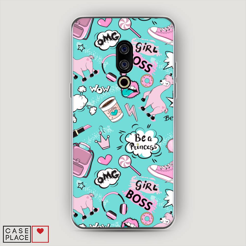 

Чехол Awog на Meizu 15 "Стильная лама", Голубой;белый;розовый, 72650-1