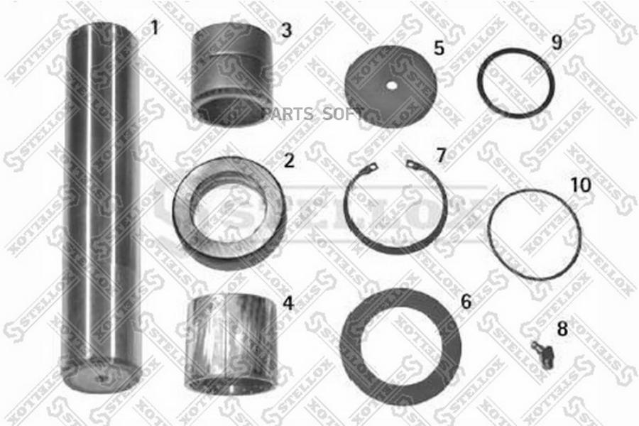 

STELLOX Ремкомплект шкворня STELLOX 8416055sx