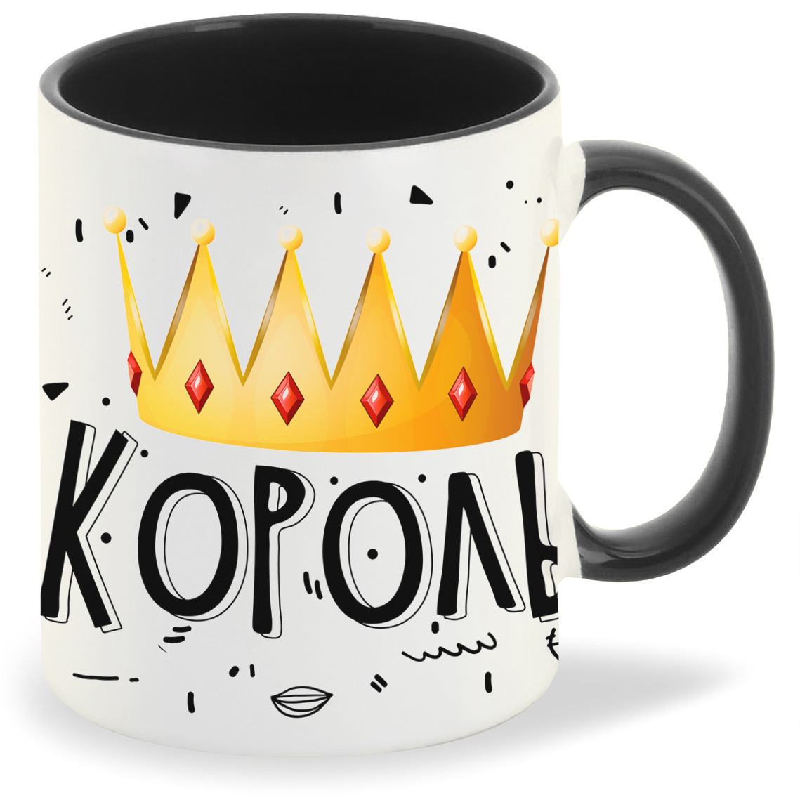 

Кружка CoolPodarok Король ее сердца, Король ее сердца